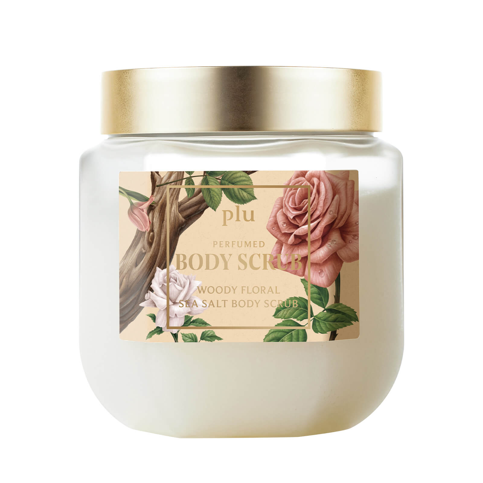 プル パヒューム シーソルト ボディスクラブ ウッディフローラル